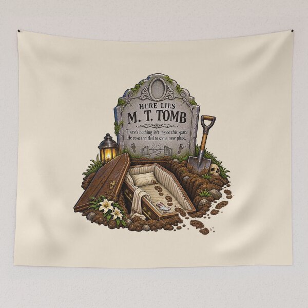 Item preview, ⚡HAUNTED TOMBSTONE COLLECTION - M.T. Tomb  designed and sold by WheelieGdArt.