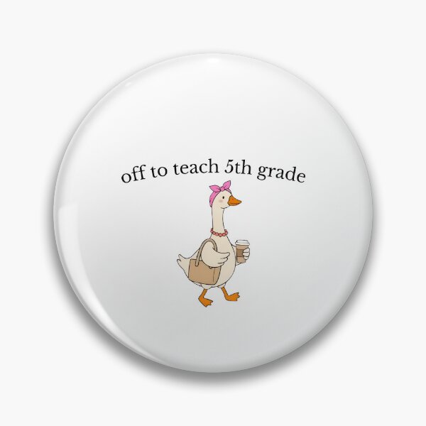 Item preview, Off To Teach 5th Grade designed and sold by seektopus.
