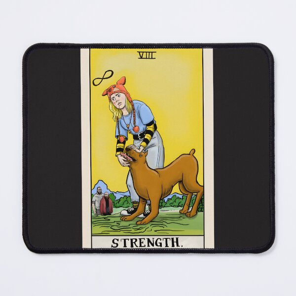 Item preview, Becky Strength Tarot Card Illustration with Bold and Empowering Design designed and sold by Bork-Bork.