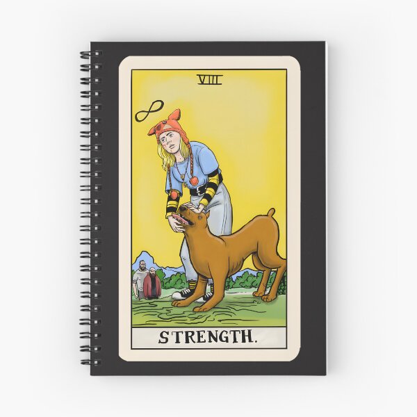 Item preview, Becky Strength Tarot Card Illustration with Bold and Empowering Design designed and sold by Bork-Bork.