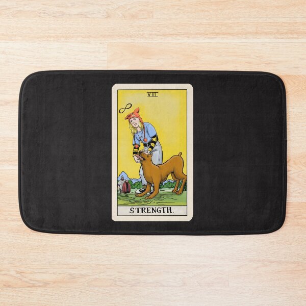 Item preview, Becky Strength Tarot Card Illustration with Bold and Empowering Design designed and sold by Bork-Bork.