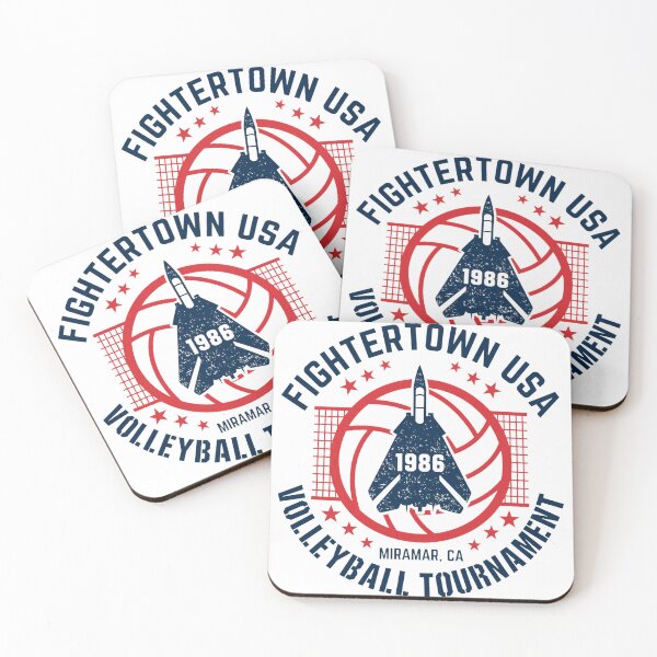 Item preview, FIGHTERTOWN USA 1986 Volleyball Tournament Design designed and sold by Oraast.