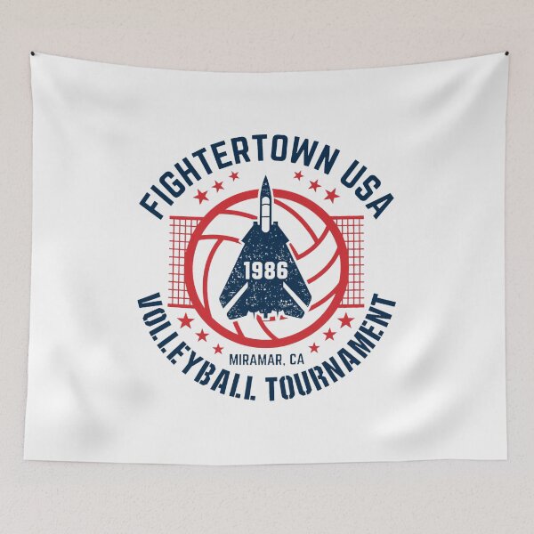 Item preview, FIGHTERTOWN USA 1986 Volleyball Tournament Design designed and sold by Oraast.
