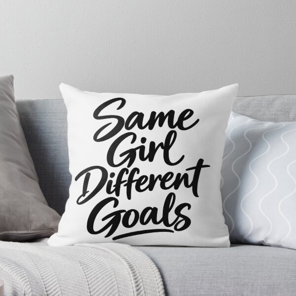 Item preview, Same Girl Different Goals – Motivational Quote designed and sold by TinyWeird.