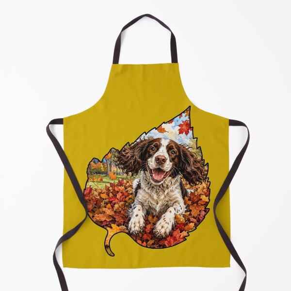 Item preview, Fall English Springer Spaniel Dog Playing In Autumn Leaves designed and sold by Lion and Lamb Design.