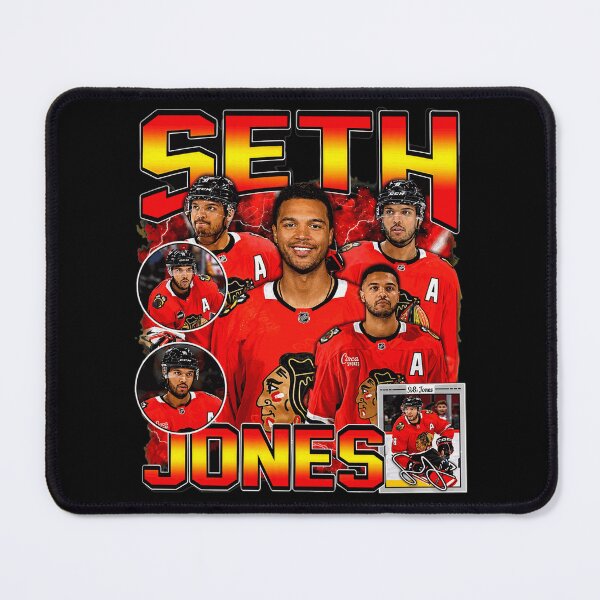 Item preview, Seth Jones Chicago Blackhawks Vintage Hockey designed and sold by Christoph84989.