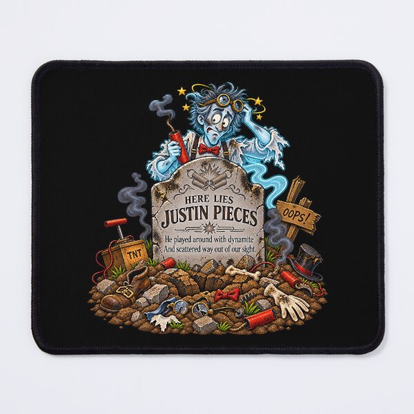Item preview, ⚡HAUNTED TOMBSTONE COLLECTION - Justin Pieces - dark version designed and sold by WheelieGdArt.