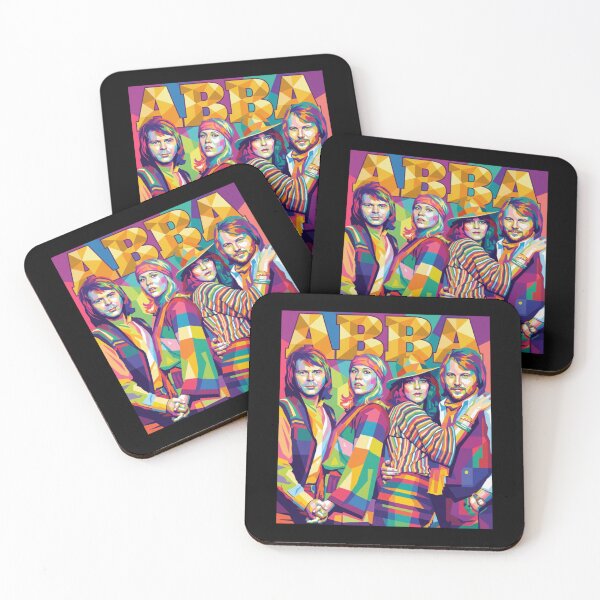 Item preview, abba colorful pop art designed and sold by WayneStone.