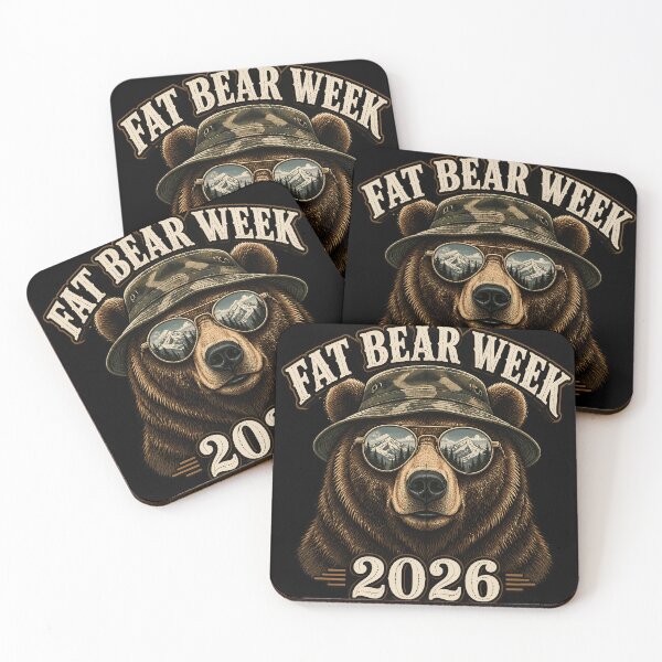Item preview, Fat Bear Week 2026 Bear Mountain Sunglasses Vintage Wildlife Gift designed and sold by Zizo-DR44.