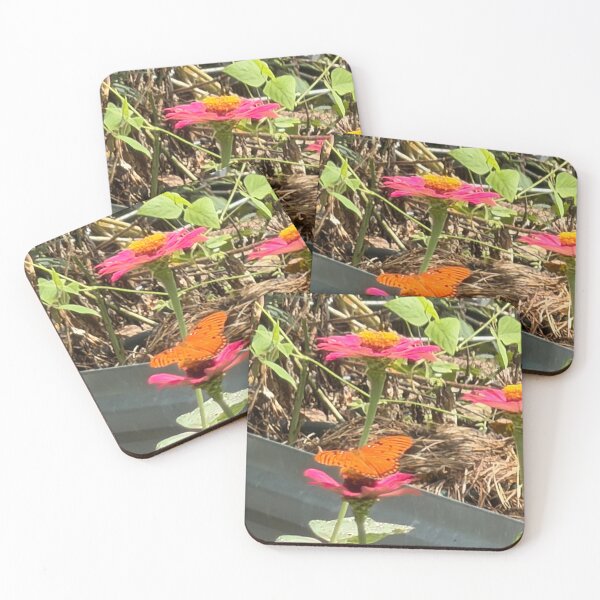 Item preview, Butterflies and zinnias. designed and sold by Pearls1.