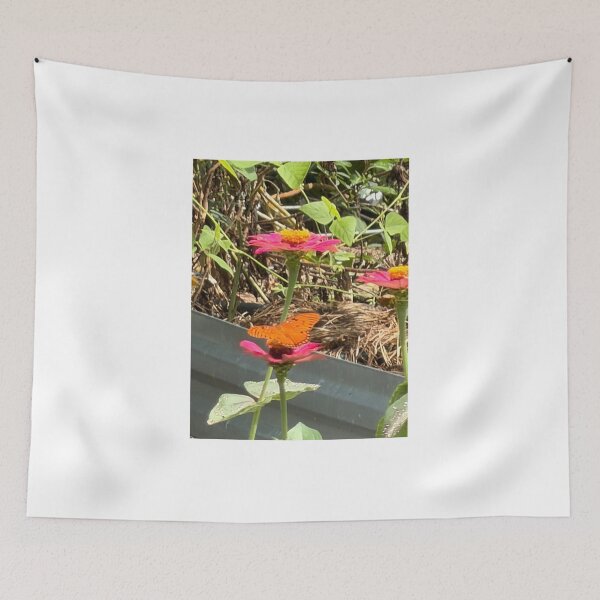 Item preview, Butterflies and zinnias. designed and sold by Pearls1.