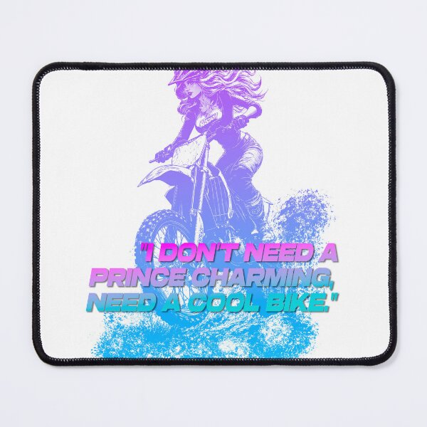 Item preview, Logo featuring a cute girl riding a motocross bike, for speed enthusiasts. #4 designed and sold by UrbanTRIP.
