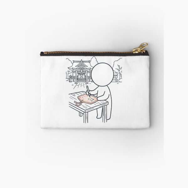 Item preview, Writing Wish on Ema Wooden Plaque - Japanese Shrine Culture Pictogram designed and sold by japan-picto.