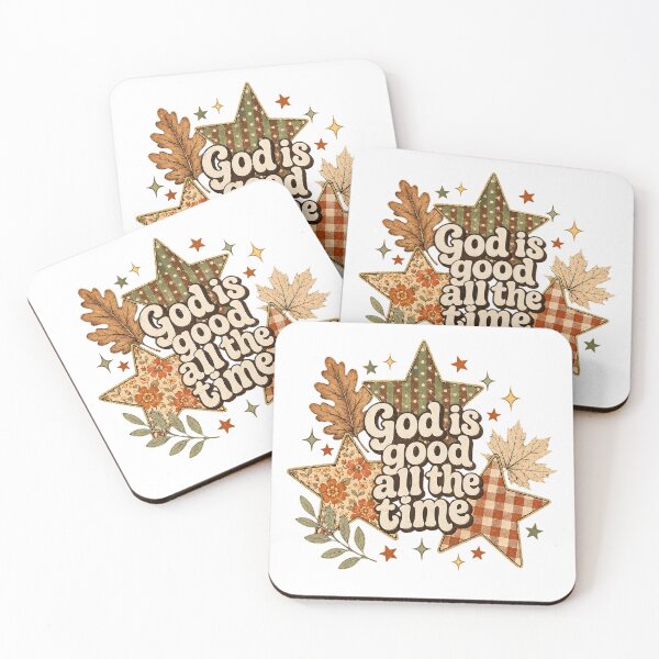 Item preview, God Is Good All the Time Retro Christian Fall Design designed and sold by PalleteCreation.