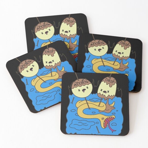 Item preview, Melting Ice Cream Snake Water Cartoon Art designed and sold by Oraast.