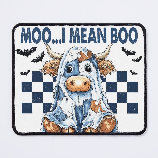 Item preview, Moo I Mean Boo Cute Halloween Cow designed and sold by gigizTz.