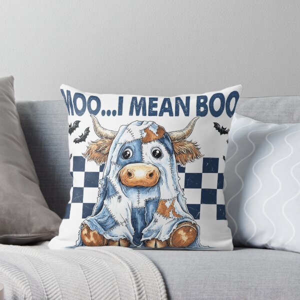 Item preview, Moo I Mean Boo Cute Halloween Cow designed and sold by gigizTz.