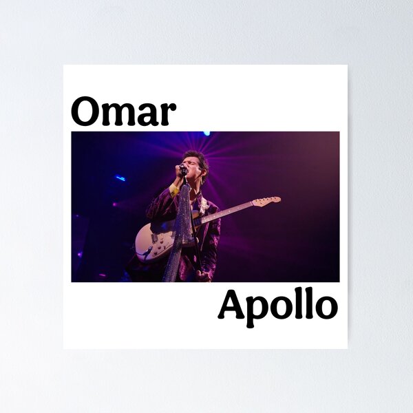 Item preview, Omar apollo music album cover art typography designed and sold by ARTeez⭐️⭐️⭐️⭐️⭐️.