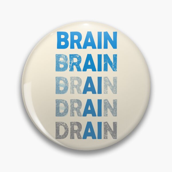Item preview, STOP AI  - Brain Down the Drain designed and sold by Frank J. Art.
