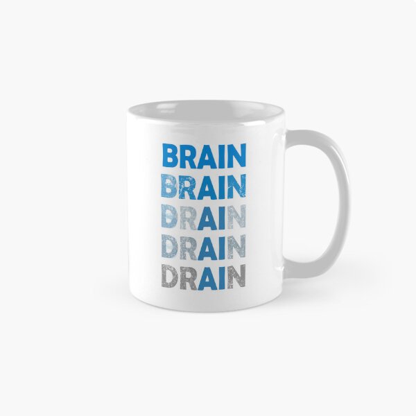 Item preview, STOP AI  - Brain Down the Drain designed and sold by Frank J. Art.