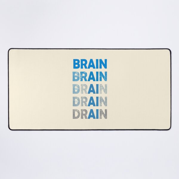Item preview, STOP AI - Brain Down the Drain designed and sold by Frank J. Art.