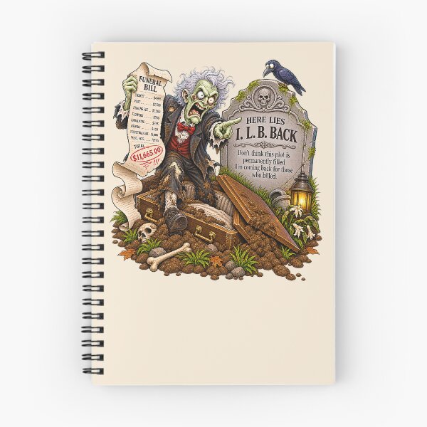 Item preview, ⚡HAUNTED TOMBSTONE COLLECTION - I.L.B. Back designed and sold by WheelieGdArt.