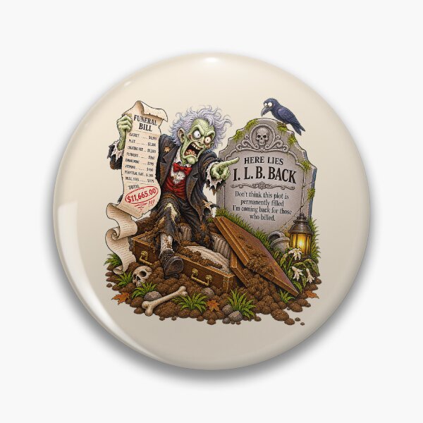 Item preview, ⚡HAUNTED TOMBSTONE COLLECTION - I.L.B. Back designed and sold by WheelieGdArt.