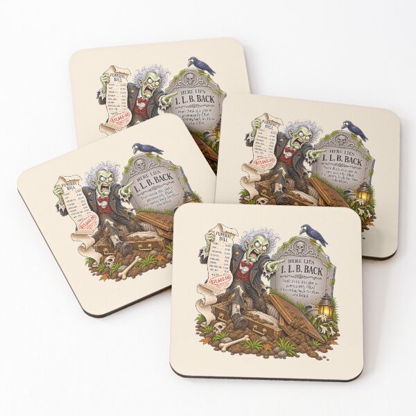 Item preview, ⚡HAUNTED TOMBSTONE COLLECTION - I.L.B. Back designed and sold by WheelieGdArt.