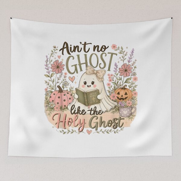Item preview, Ain't No Ghost Like The Holy Ghost Funny Christian Halloween designed and sold by Lalanian-Shop.