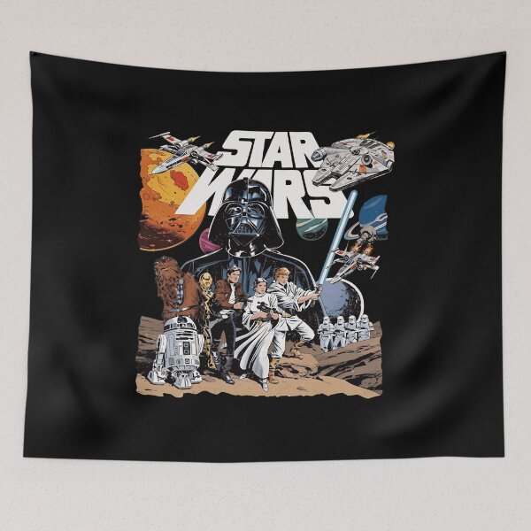 Item preview, Star Wars Retro Vintage Movie Poster  designed and sold by JasonGrav33650.