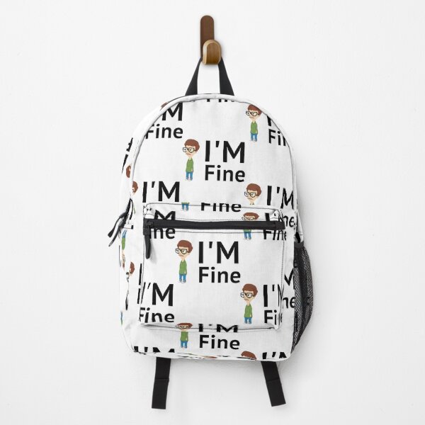 Item preview, Big Mouth 'I'm Fine' Funny Expression Graphic Design designed and sold by h25082006.