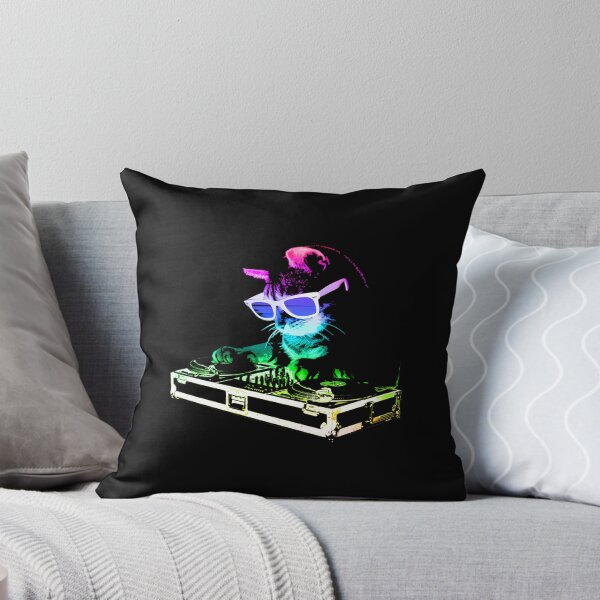 Item preview, House Cat (Rainbow Dj Kitty) designed and sold by LuciousPagac.