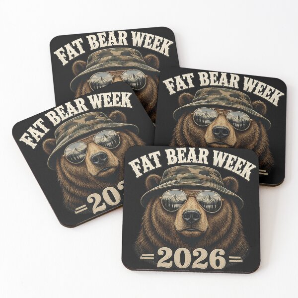Item preview, Fat Bear Week 2026 Vintage Bear Mountain Wildlife Sunglasses Outdoor Gift designed and sold by Zizo-DR44.