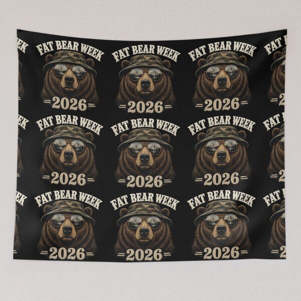 Item preview, Fat Bear Week 2026 Vintage Bear Mountain Wildlife Sunglasses Outdoor Gift designed and sold by Zizo-DR44.
