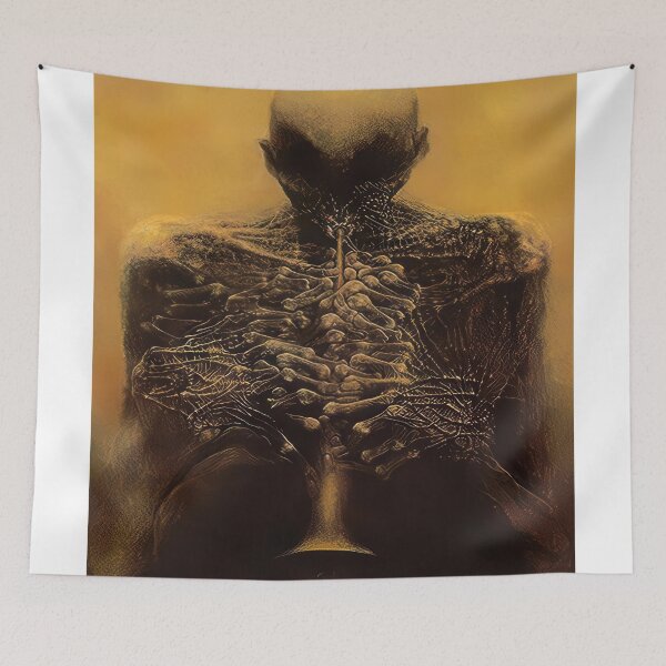 Aperçu de l'œuvre zdzisław beksiński - sans titre Zdzislaw Beksinski - Toile de Zdzislaw Beksinski créée et vendue par stevengrossman.