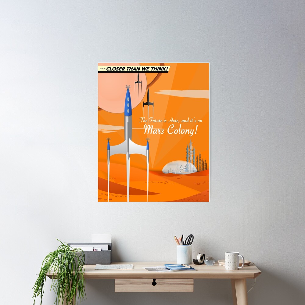 Mars Colony Poster