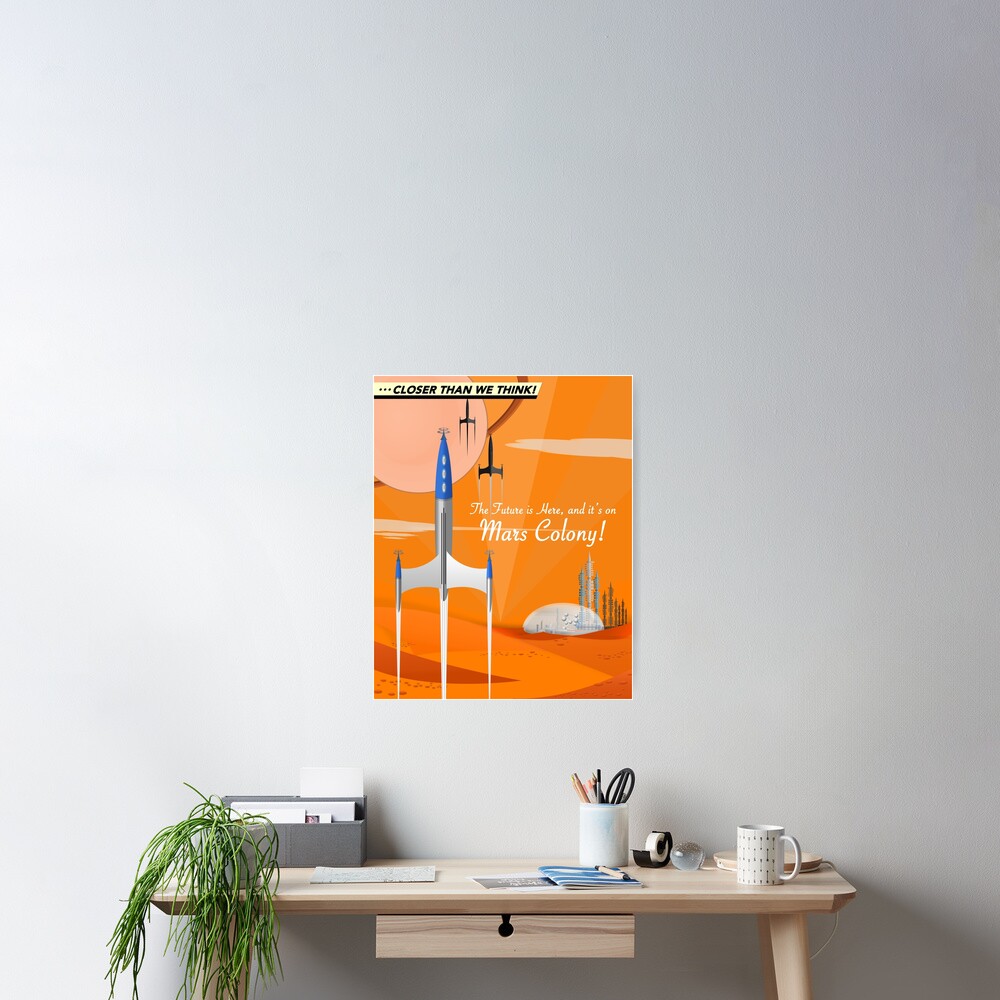 Mars Colony Poster