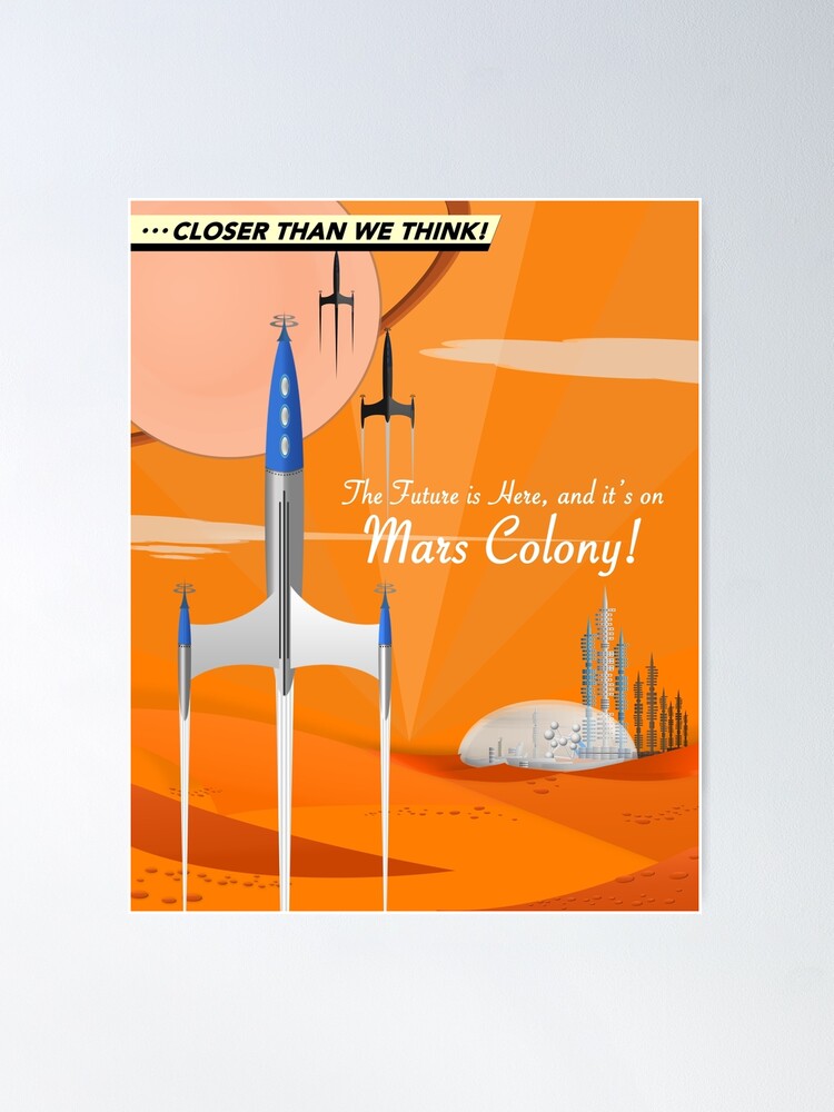 Alternate view of Mars Colony Poster