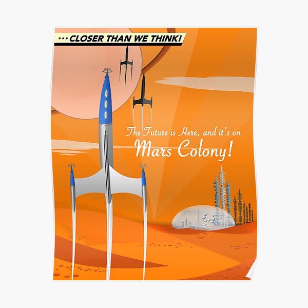 Mars Colony Poster