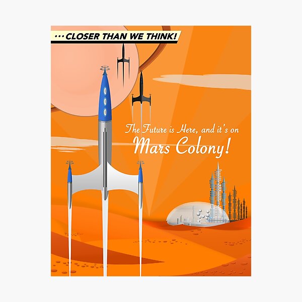 Mars Colony Photographic Print