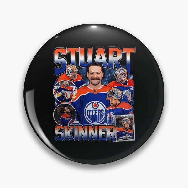 Item preview, Stuart Skinner Edmonton Oilers Vintage Retro Hockey designed and sold by BrianCook30380.
