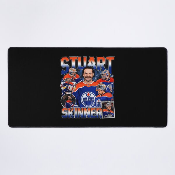 Artikelvorschau, Stuart Skinner Edmonton Oilers Vintage Retro Hockey entworfen und verkauft von BrianCook30380.