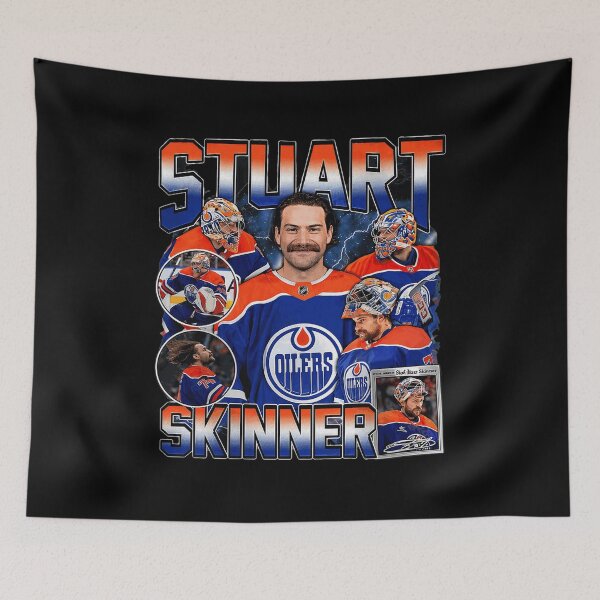 Item preview, Stuart Skinner Edmonton Oilers Vintage Retro Hockey designed and sold by BrianCook30380.