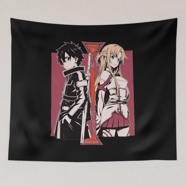 Aperçu de l'œuvre Sword Art Online Kirito Asuna Anime créée et vendue par JasonGrav33650.