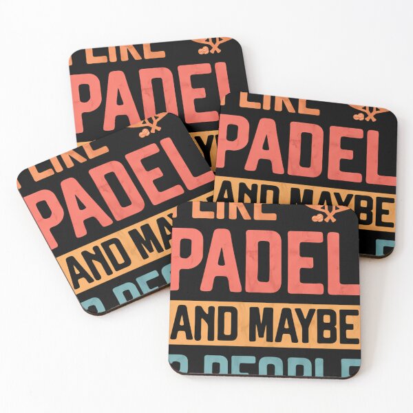 Item preview, I Like Padel And Maybe 3 People Funny Padel Tennis designed and sold by LuciousPagac.
