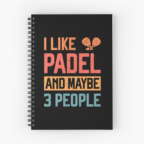 Item preview, I Like Padel And Maybe 3 People Funny Padel Tennis designed and sold by LuciousPagac.