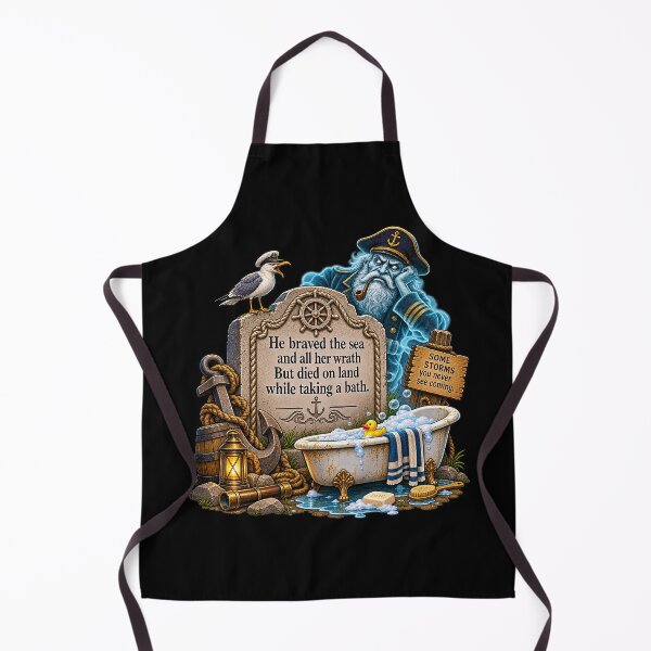 Item preview, ⚡HAUNTED TOMBSTONE COLLECTION - Ghost Captain - dark version designed and sold by WheelieGdArt.