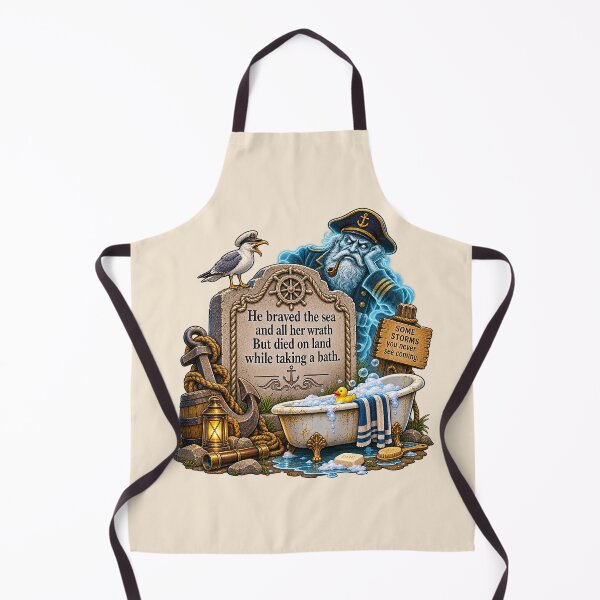Item preview, ⚡HAUNTED TOMBSTONE COLLECTION - Ghost Captain designed and sold by WheelieGdArt.