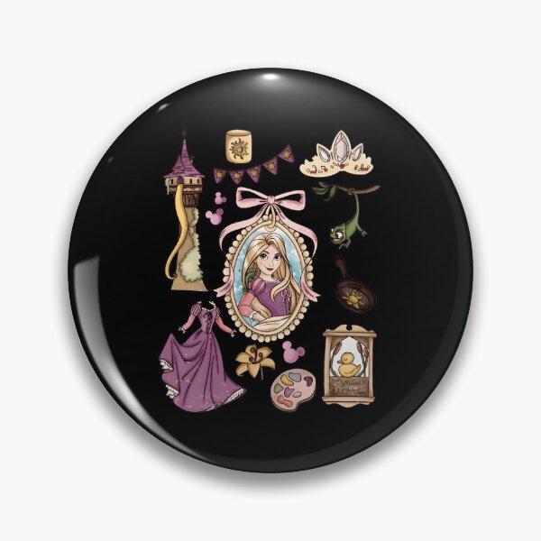 Item preview, Tangled Princess Rapunzel Tower Pascal Frying Pan Design designed and sold by MichaelGa37542.