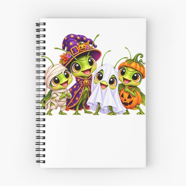 Item preview, Grasshopper Pumpkin Halloween grasshoppers designed and sold by QuiteOrbit.